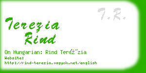 terezia rind business card